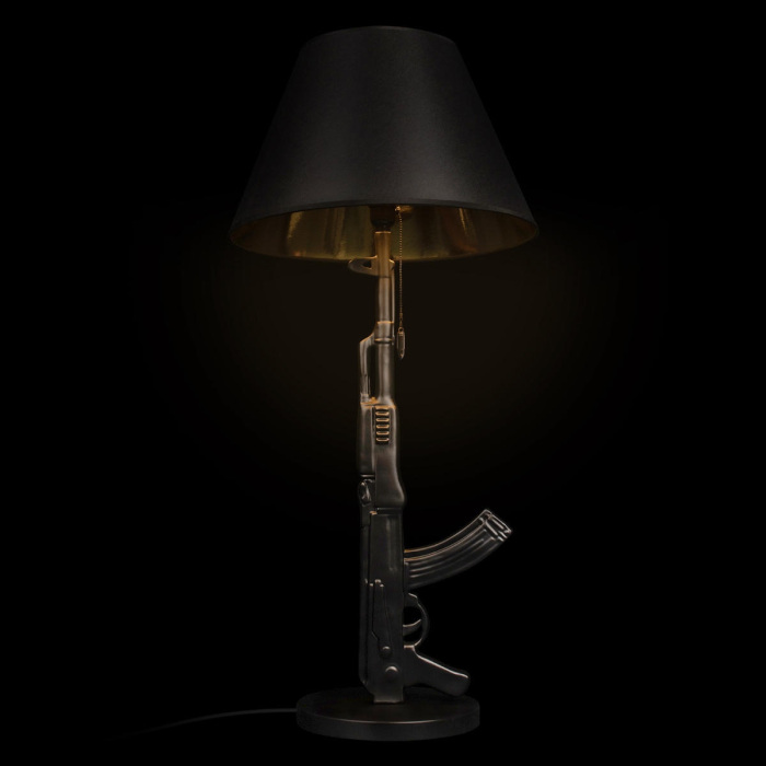 Интерьерная настольная лампа Arsenal 10136/B Dark grey Loft It фото