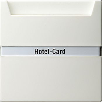 014040 Выключатель для карт, используемых в отелях Белый Gira S-color фото