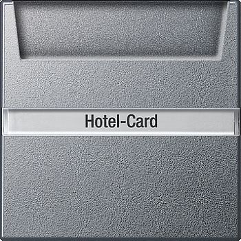 014026 Выключатель для карт, используемых в отелях Алюминий Gira фото