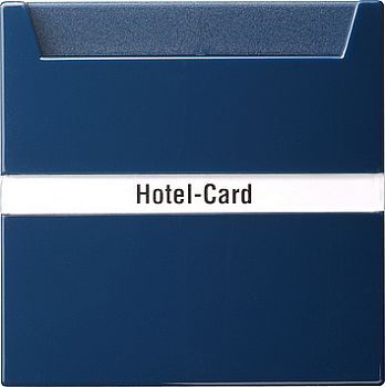 014046 Выключатель для карт, используемых в отелях Синий Gira S-color фото