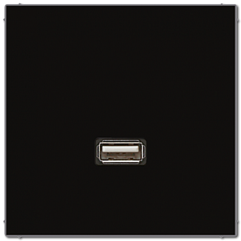 MALS1122SW Плата гнезд USB, черн. Jung фото